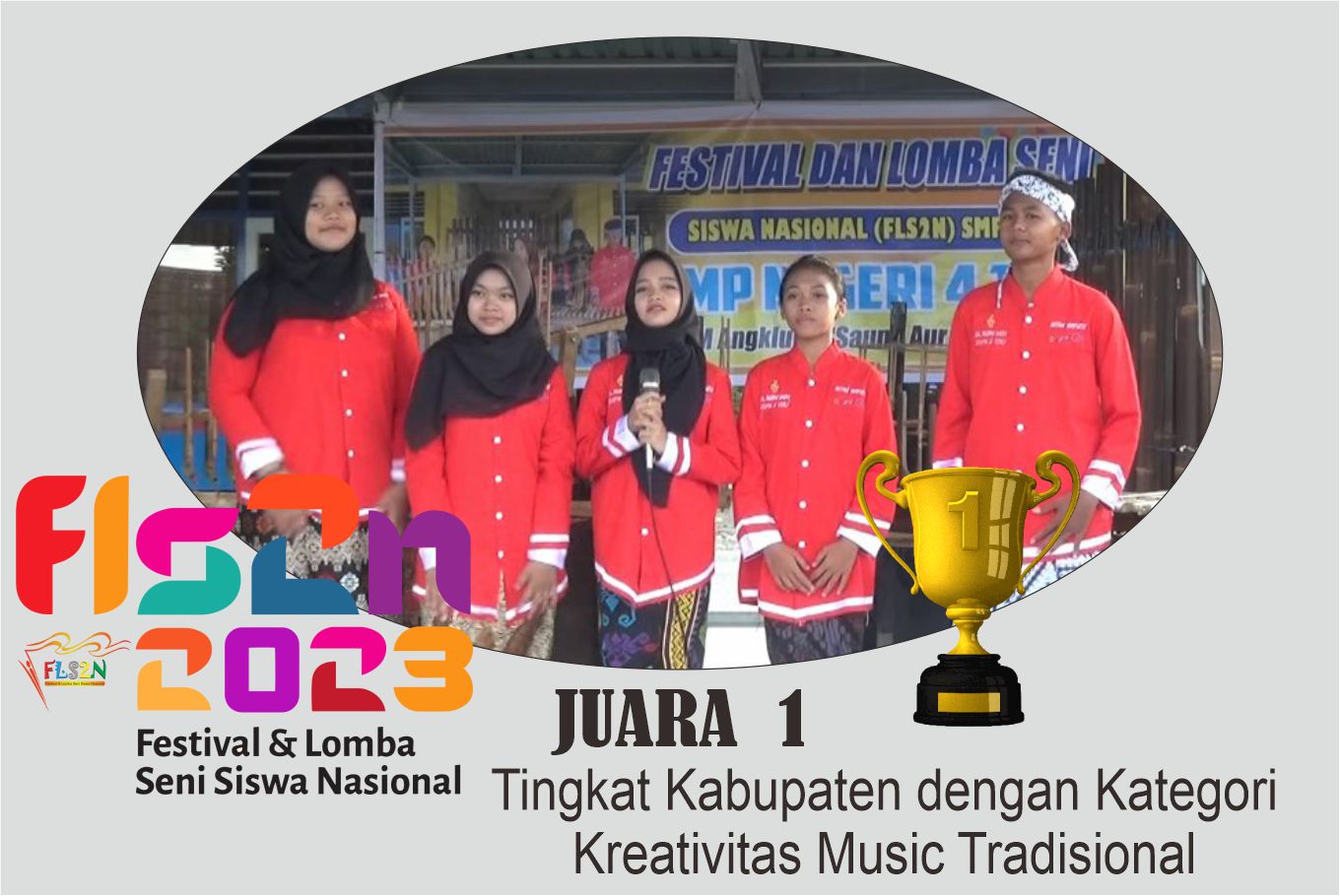 You are currently viewing Setelah OSN,  FL2SN Tk. Kab. Banggai Kategori Kreativitas Music Tradisional Menyumbangkan Juara 1